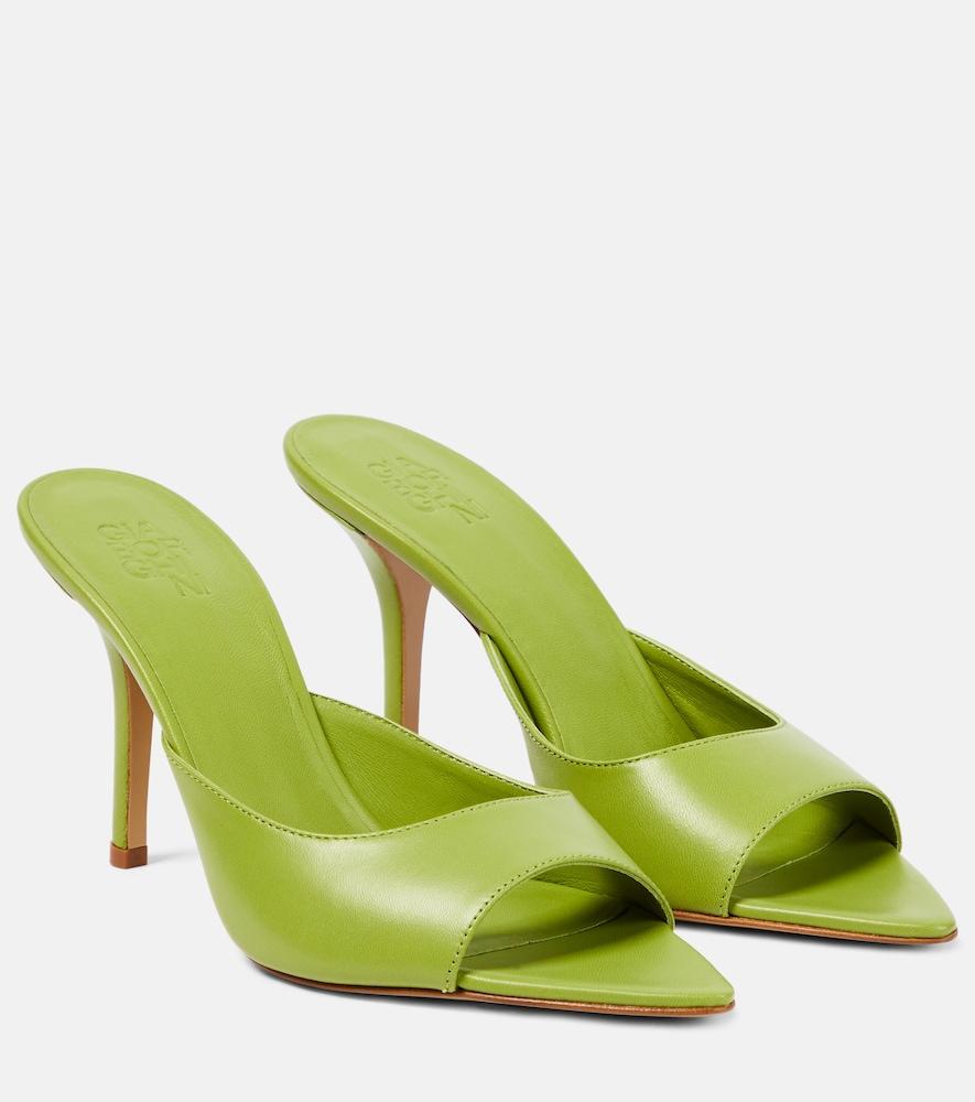 gia borghini perni 04 uni leather mules