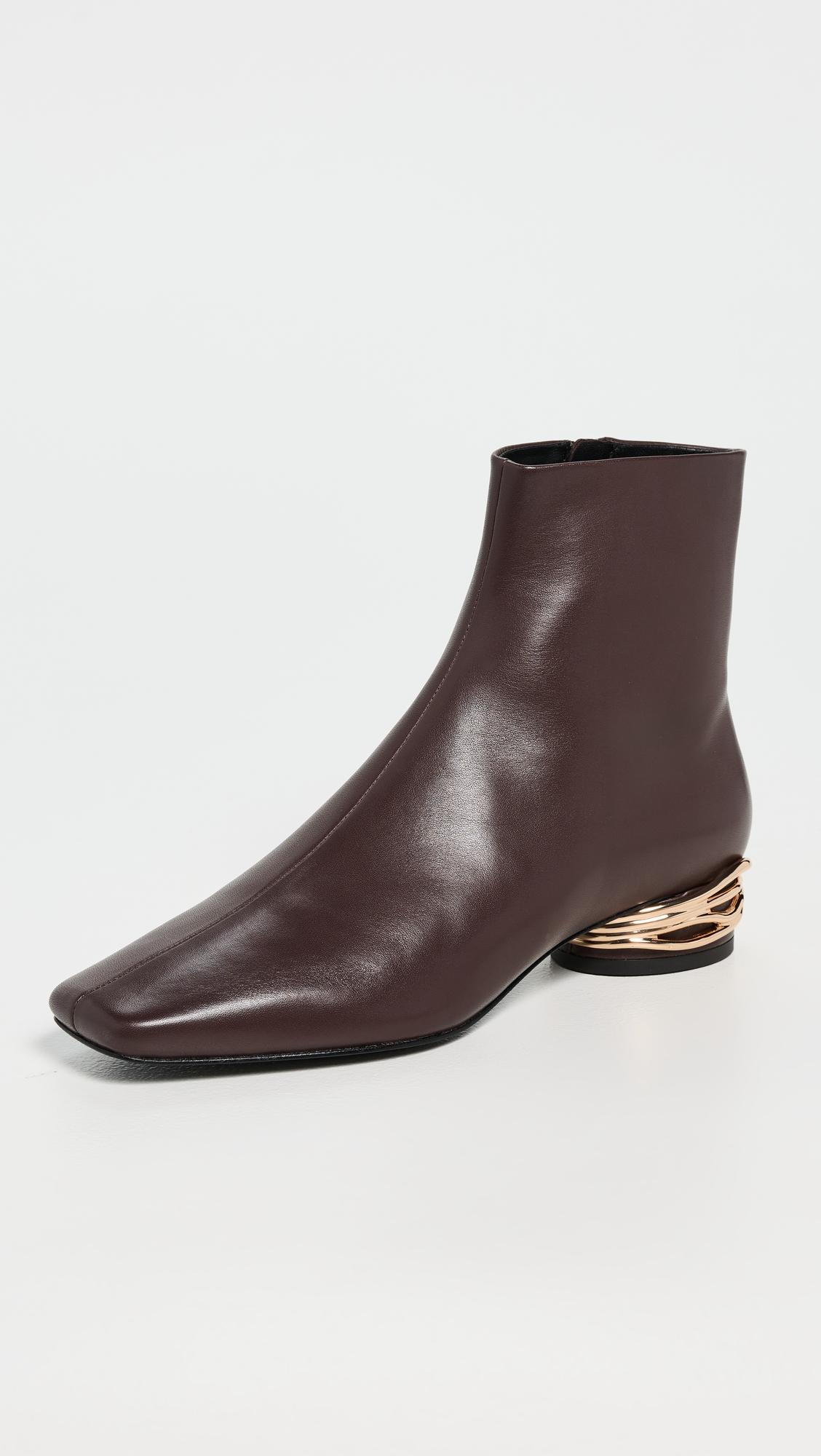 gia leather ankle boots