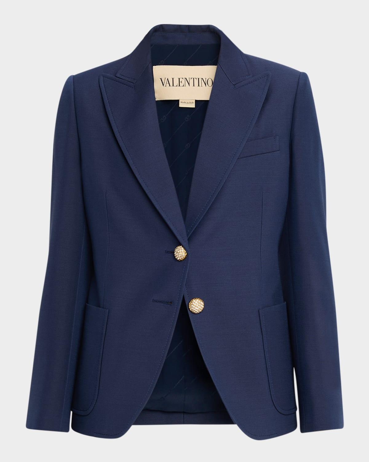 giacca single-breasted blazer