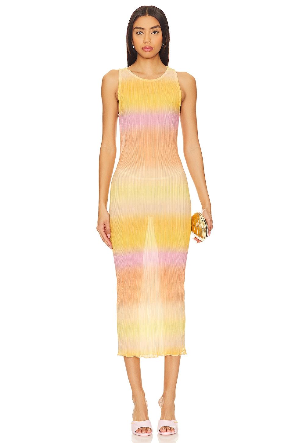 giada sheer midi dress