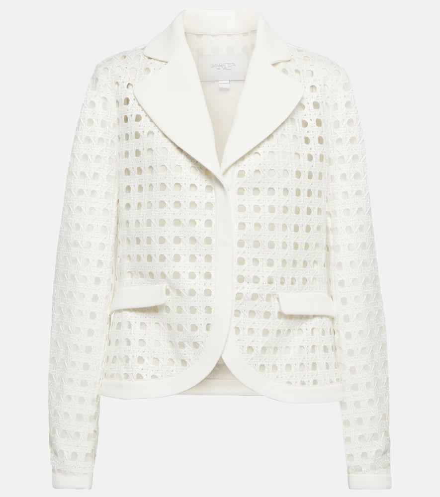giambattista valli macramé jacket