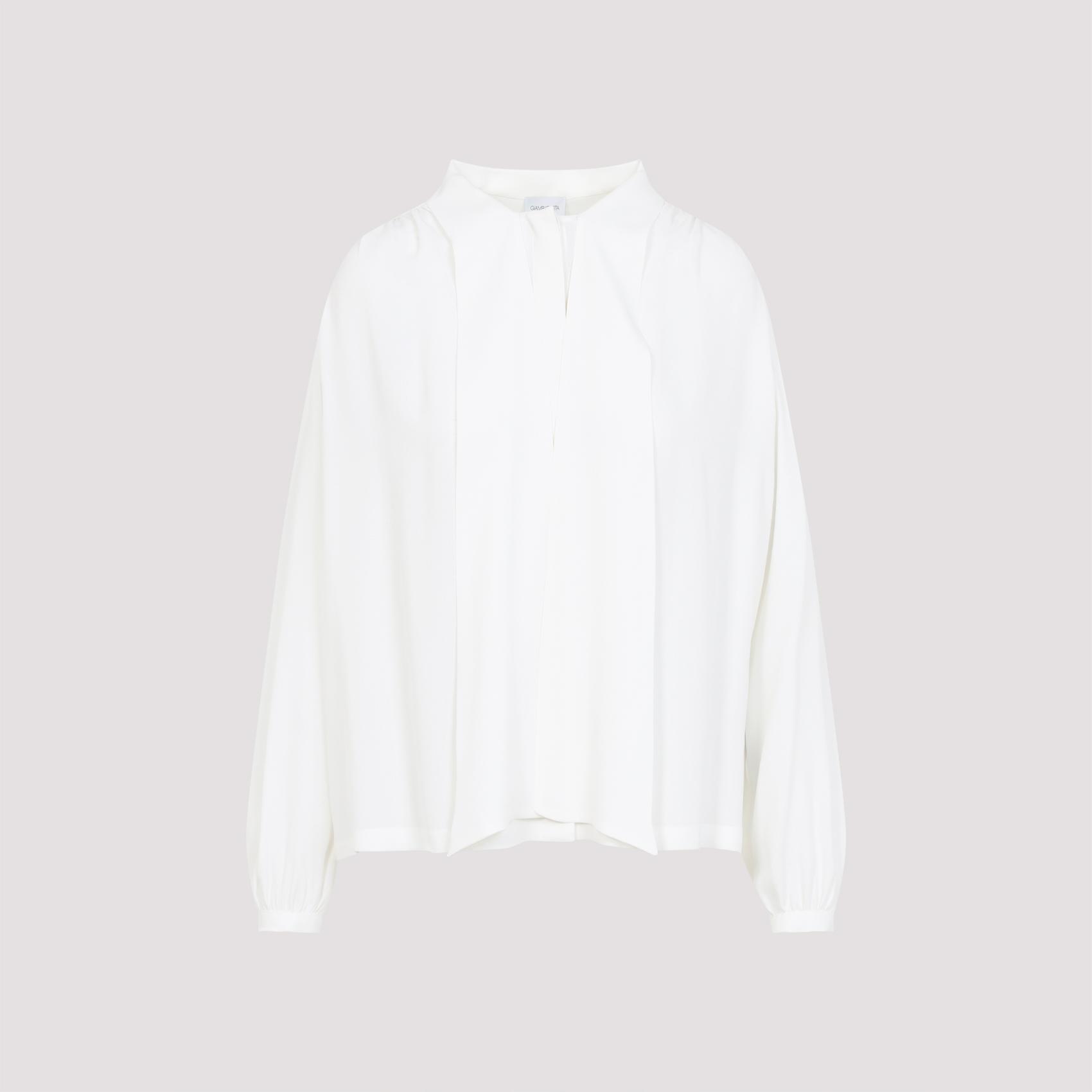 giambattista valli silk blouse white acrylic tops - women
