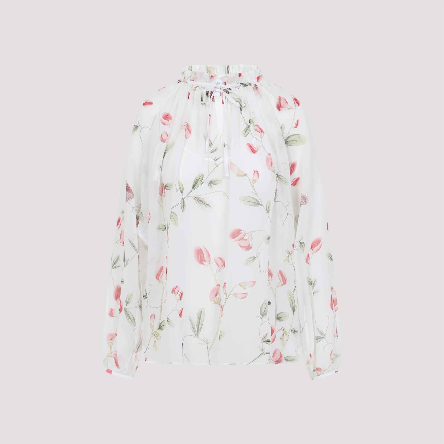 giambattista valli silk blouse white tops - women