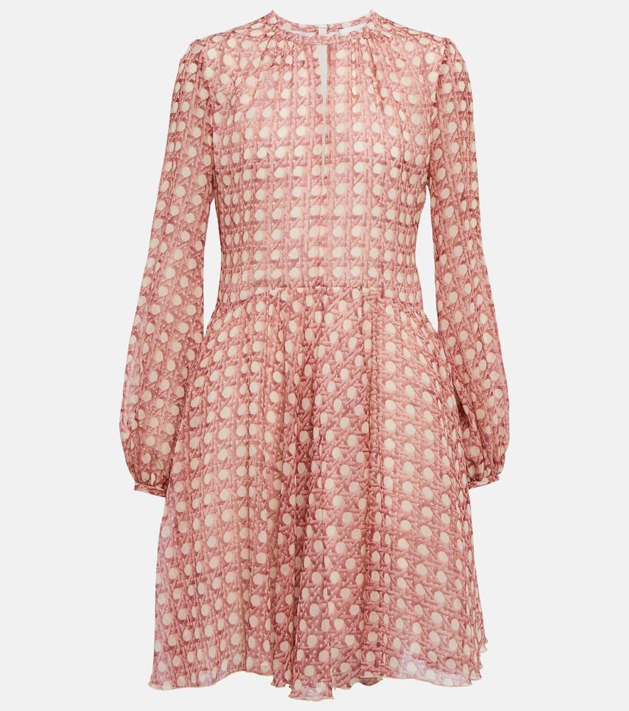 giambattista valli silk georgette minidress