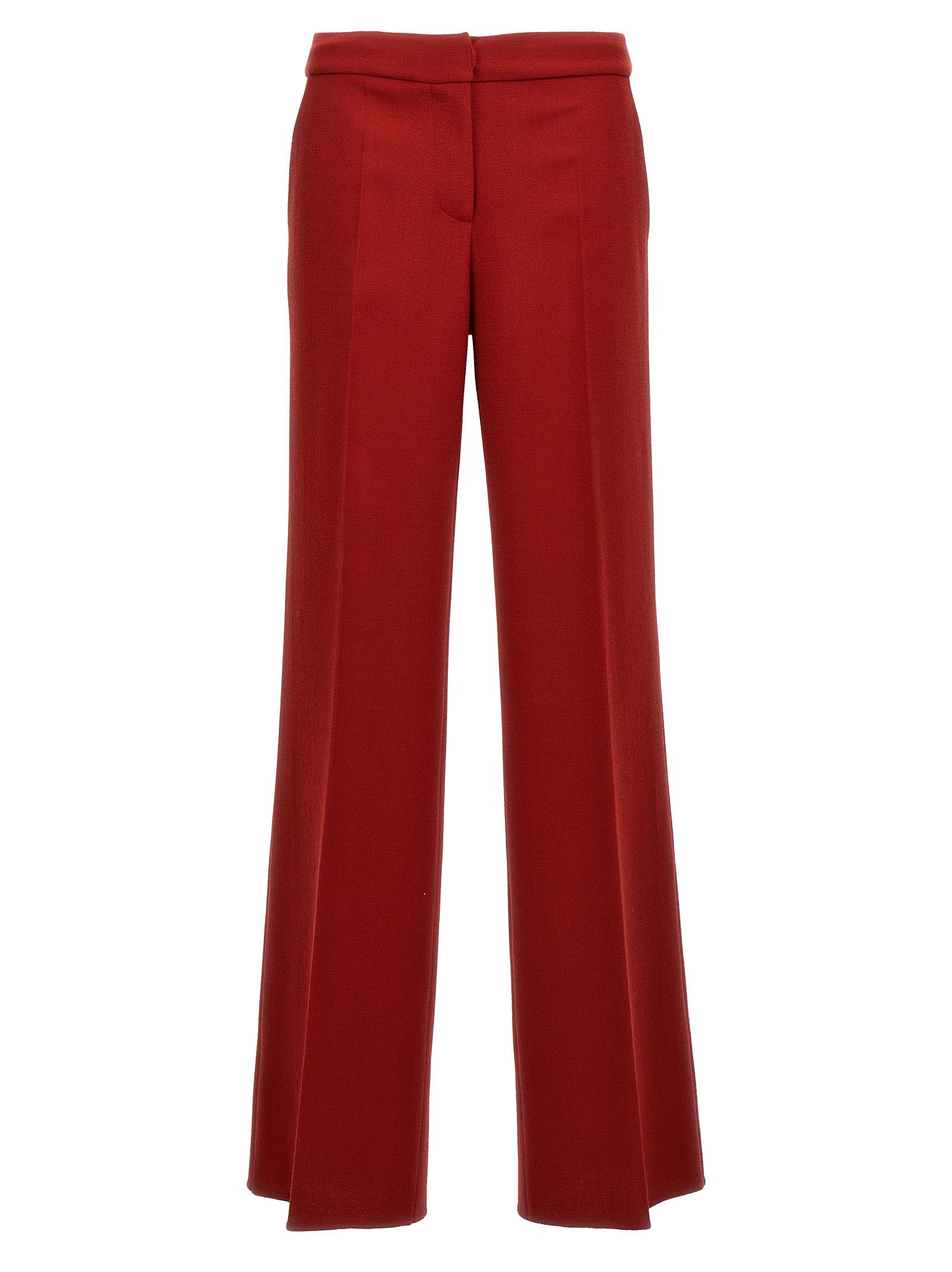 gianluca capannolo valerie pants red virgin wool - women