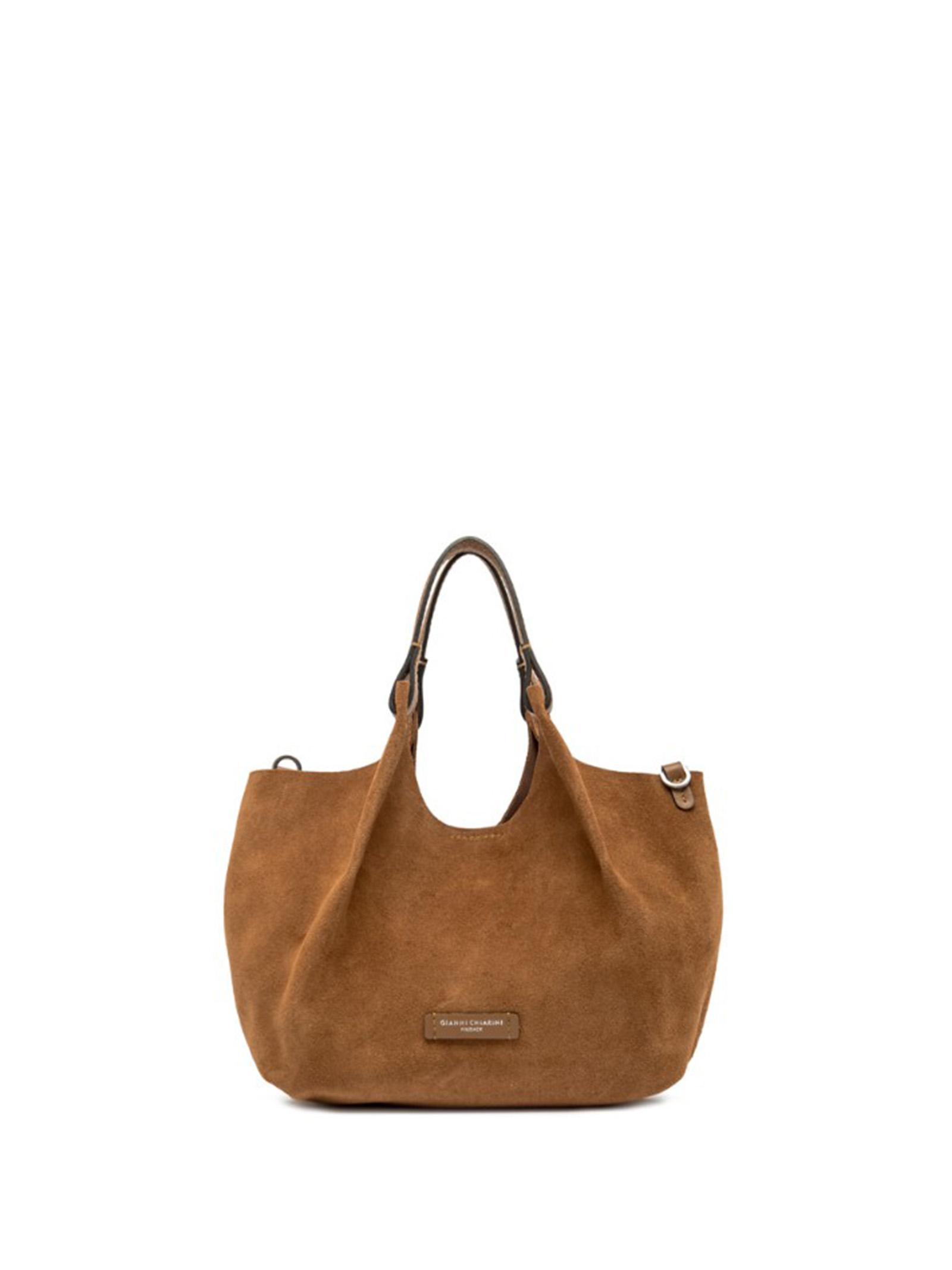 gianni chiarini bags brown suede - women