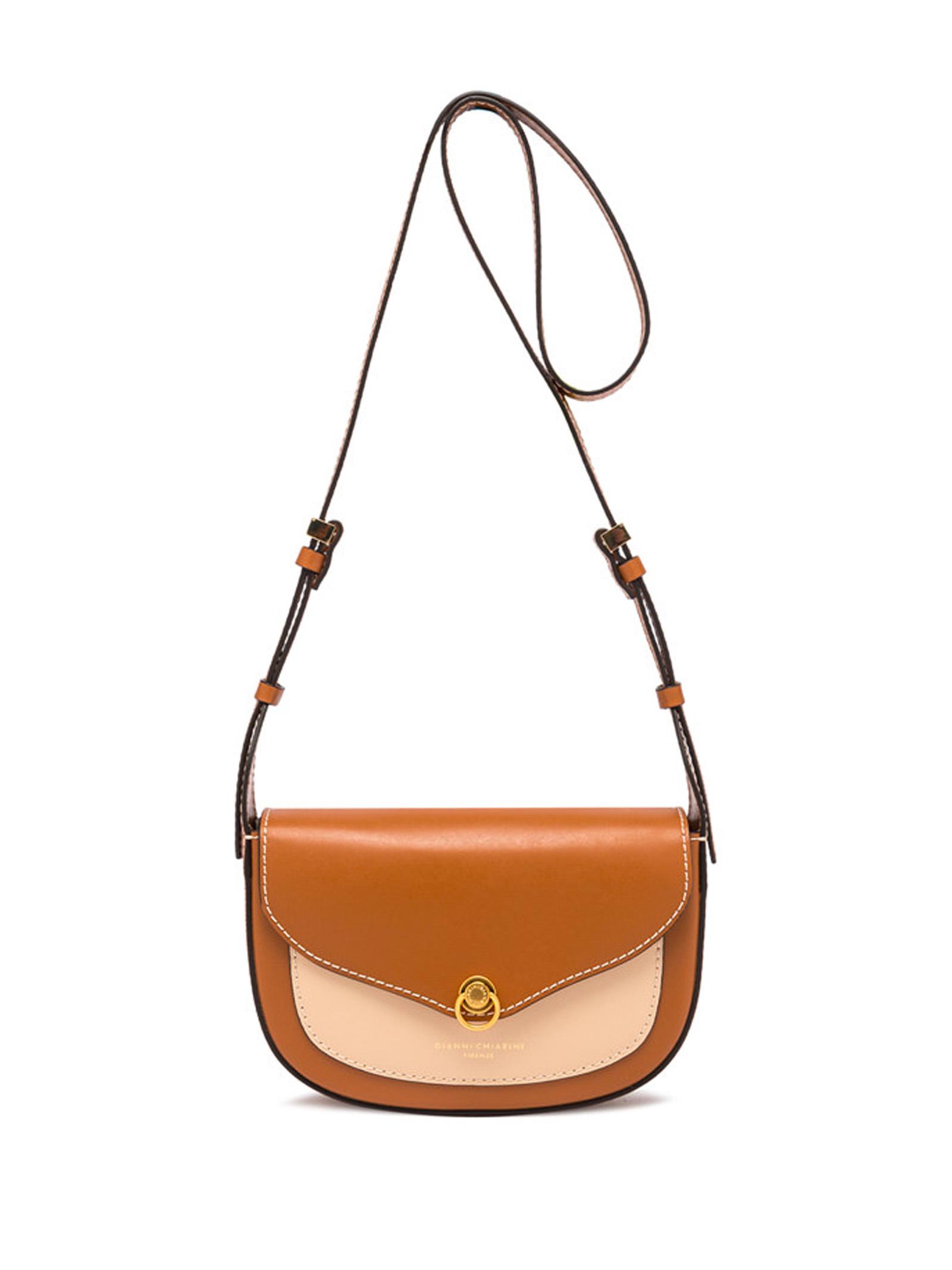 gianni chiarini bags caramello-cream pelle - women