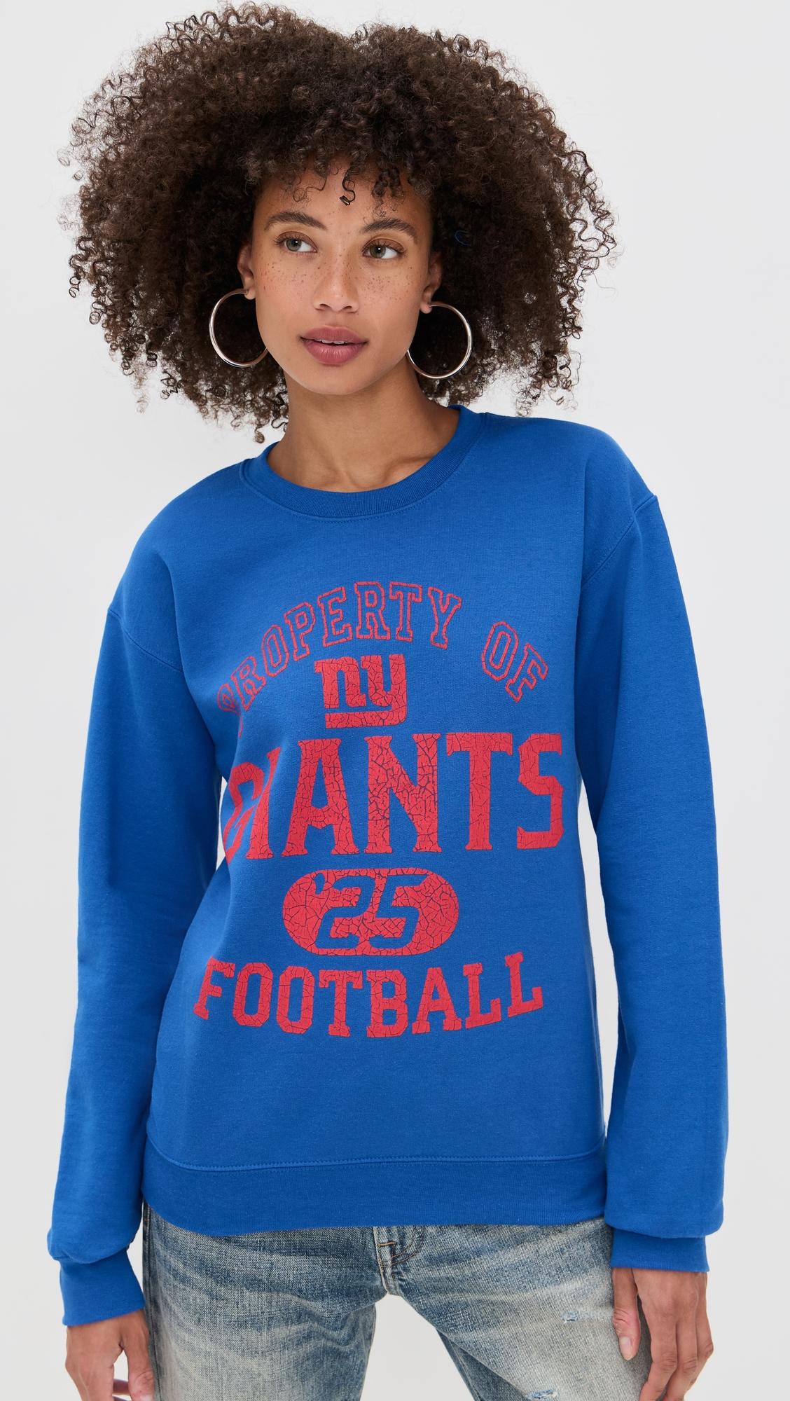 giants property crew fleece sweatshirt