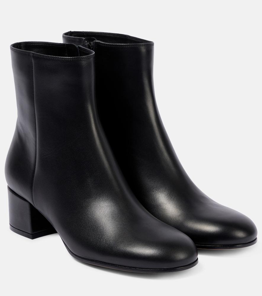 gianvito rossi 45 leather ankle boots