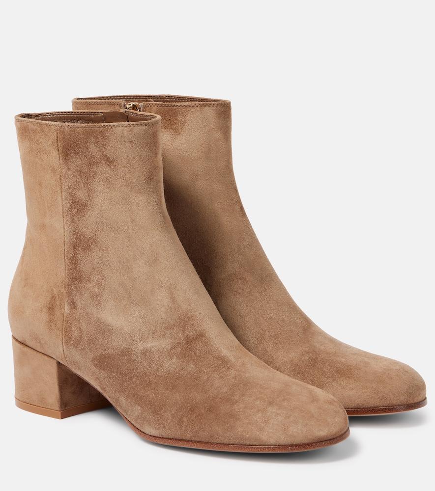 gianvito rossi 45 suede ankle boots