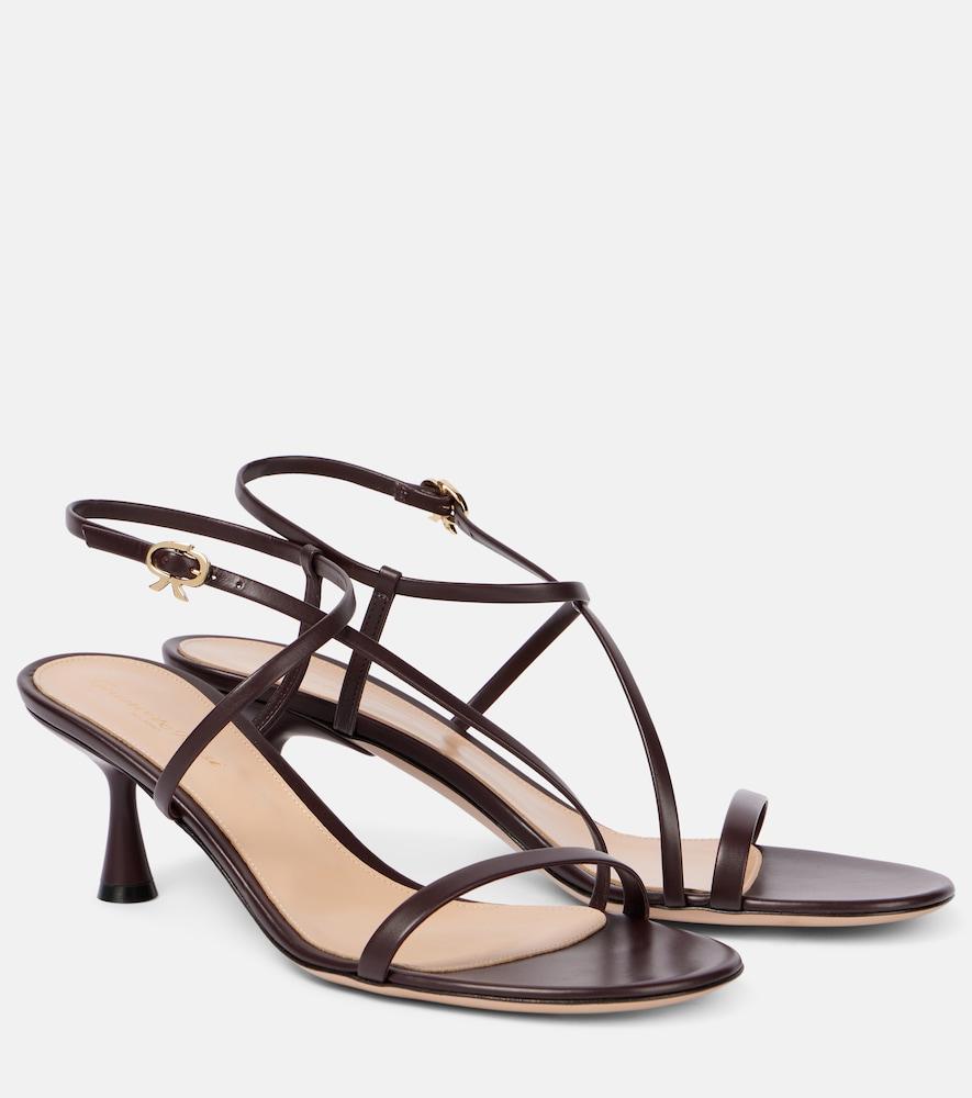 gianvito rossi 55 leather sandals