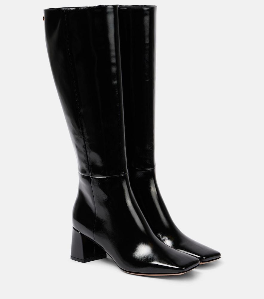 gianvito rossi 55 patent leather knee