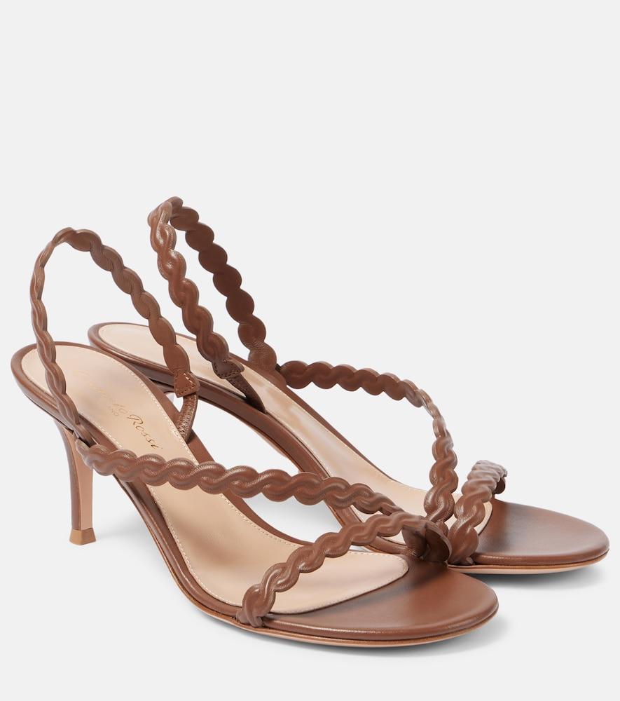 gianvito rossi 70 leather sandals