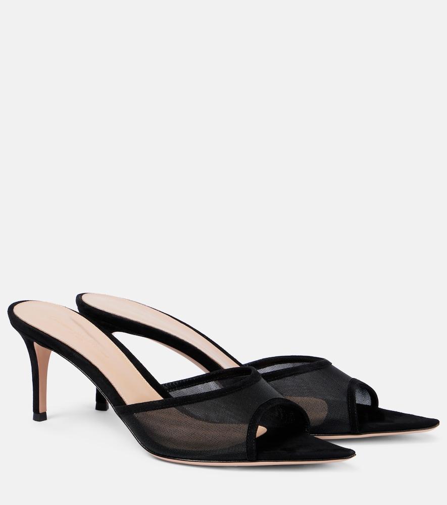 gianvito rossi 70 organza mules