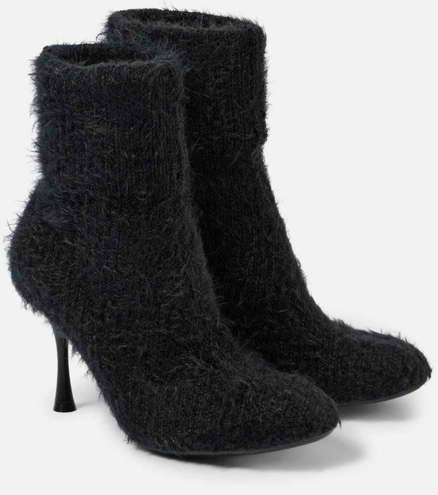 gianvito rossi 85 knitted bootie