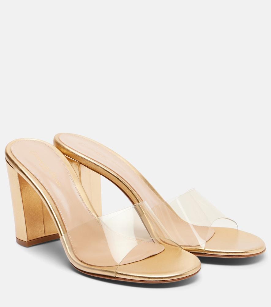 gianvito rossi 85 pvc mules