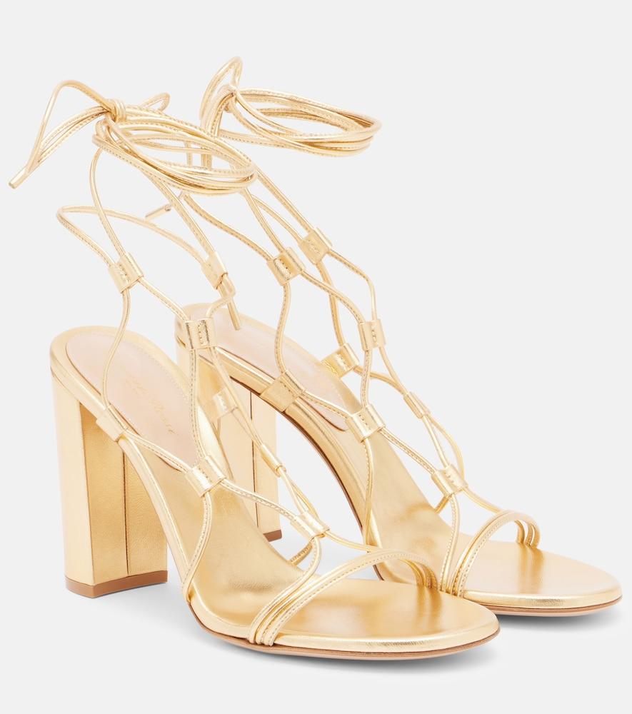 gianvito rossi 95 leather sandals