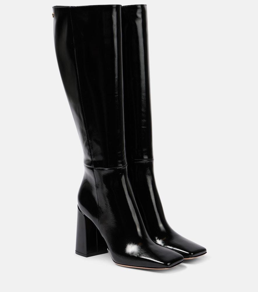 gianvito rossi 95 patent leather knee