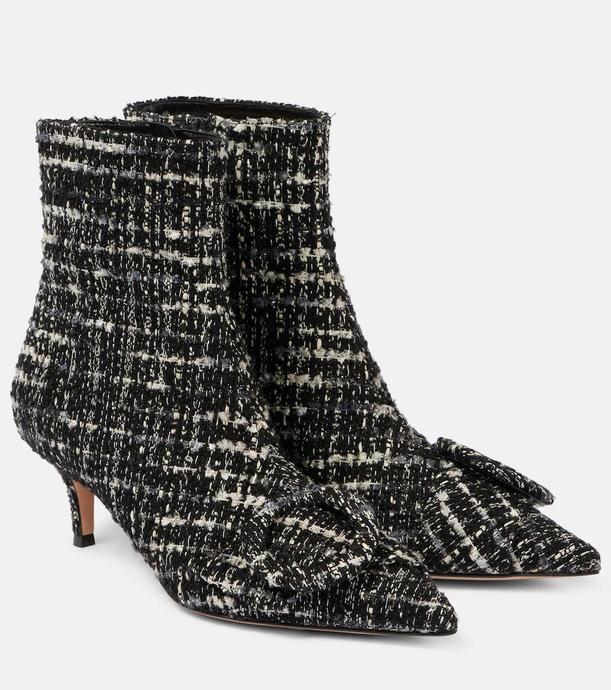gianvito rossi bouclé ankle boots