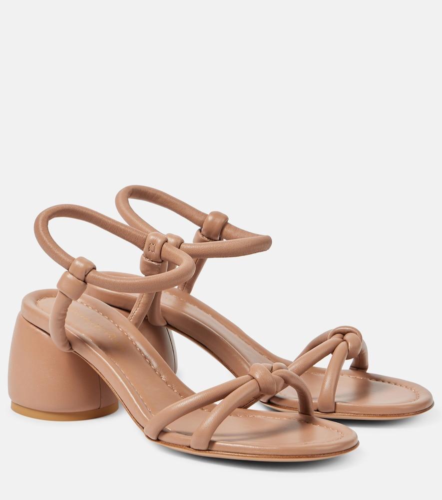 gianvito rossi cassis 60 leather sandals