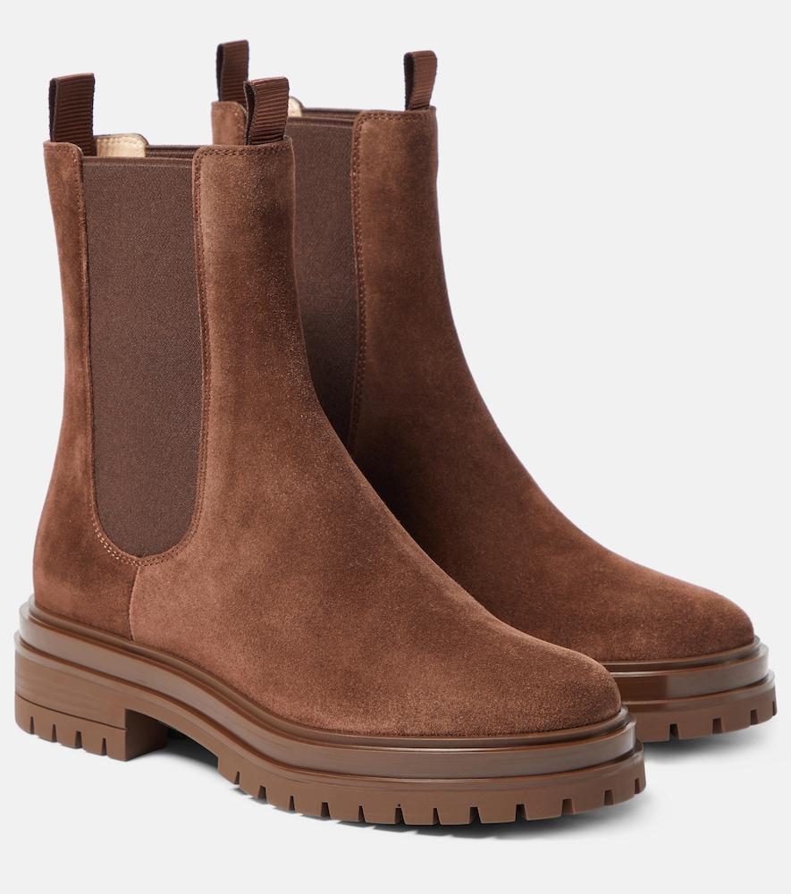 gianvito rossi chester suede chelsea boots