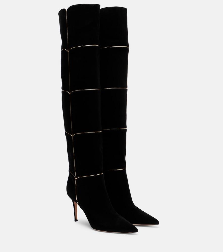 gianvito rossi cuissard 85 suede knee