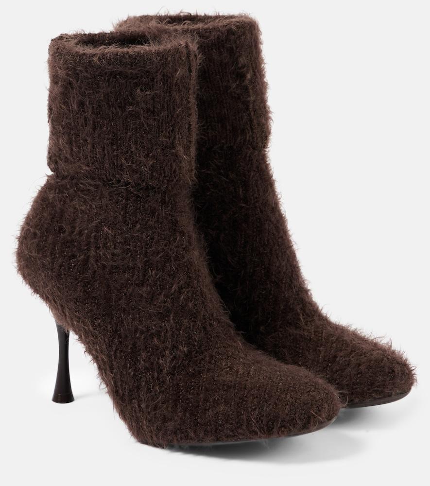 gianvito rossi finny 85 knitted sock boots