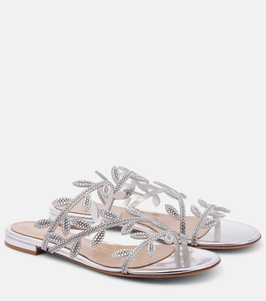 gianvito rossi flavia embellished sandals