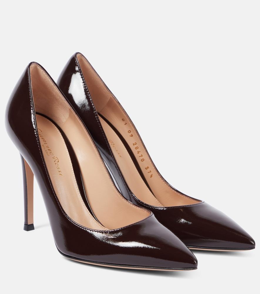 gianvito rossi gianvito 105 patent leather pumps