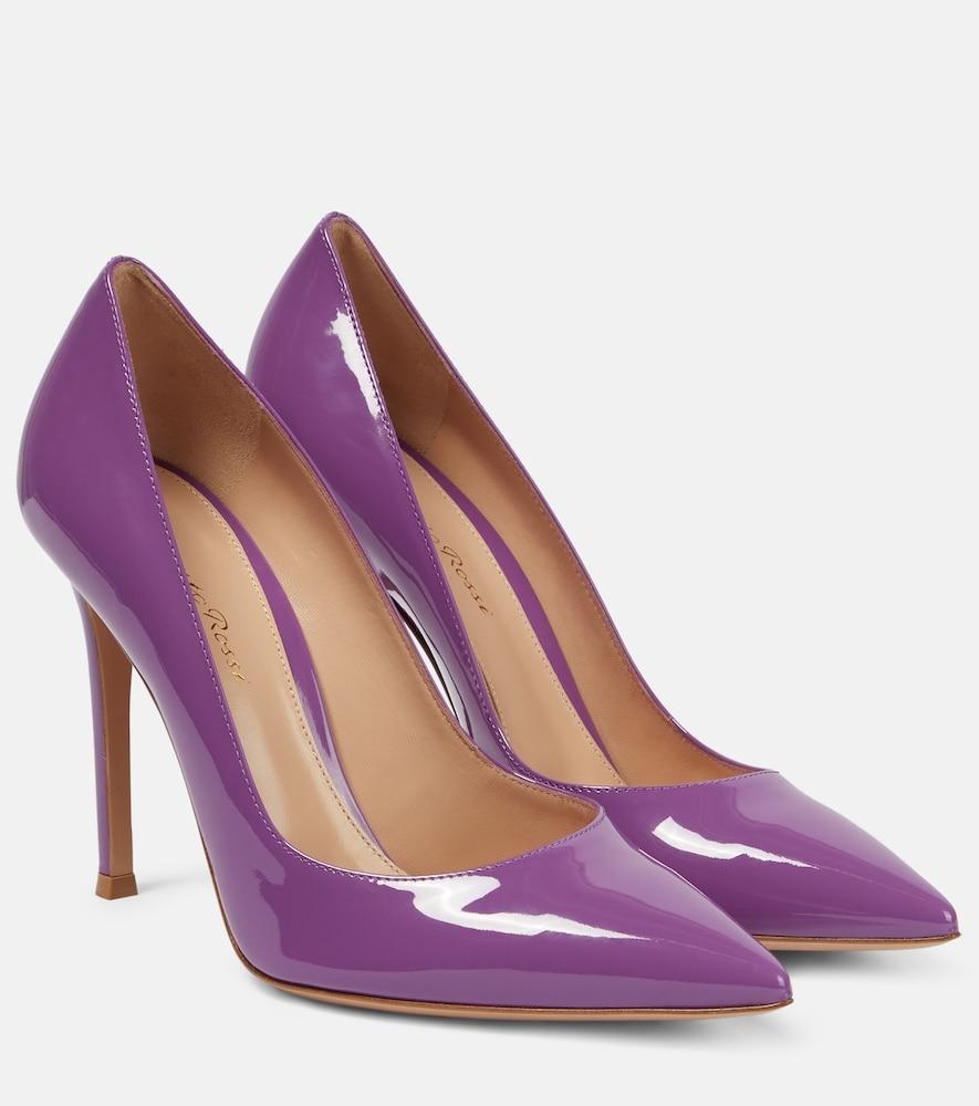 gianvito rossi gianvito 105 patent leather pumps