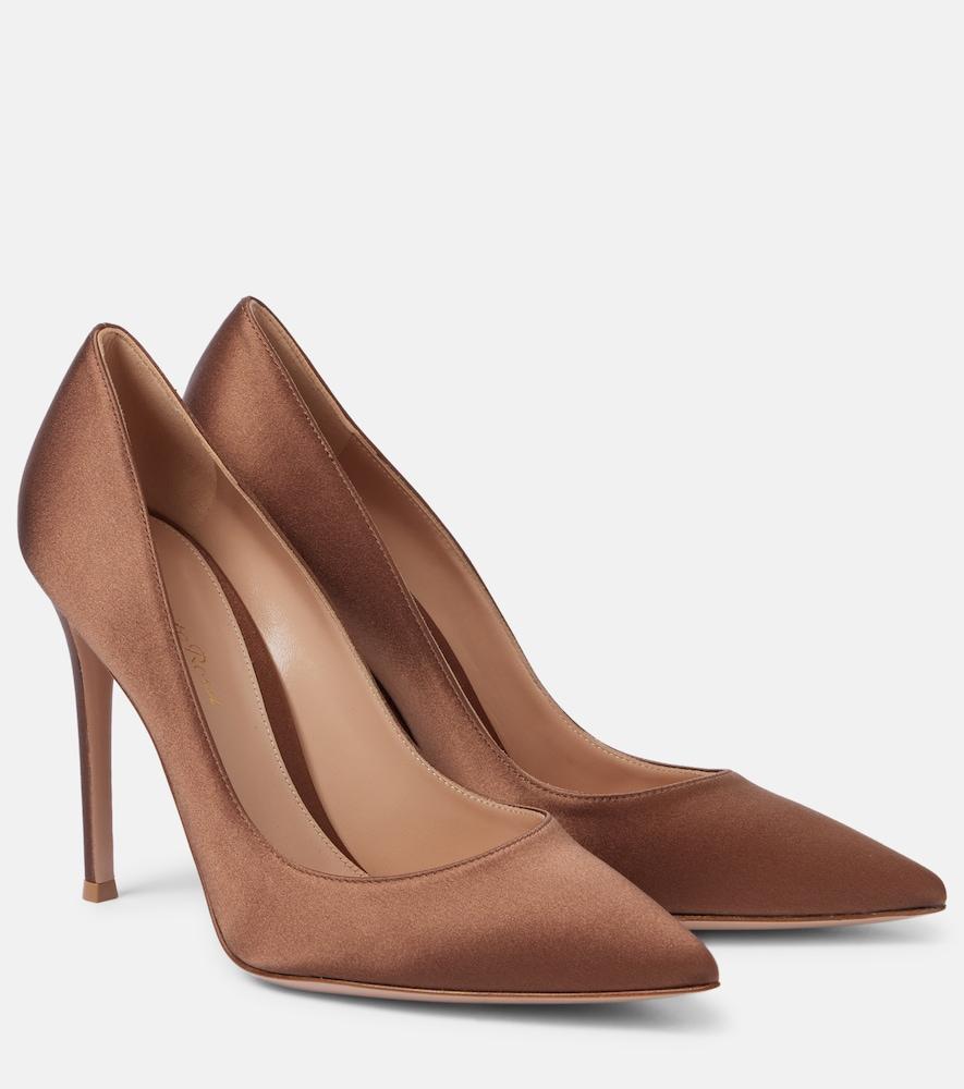 gianvito rossi gianvito 105 satin pumps