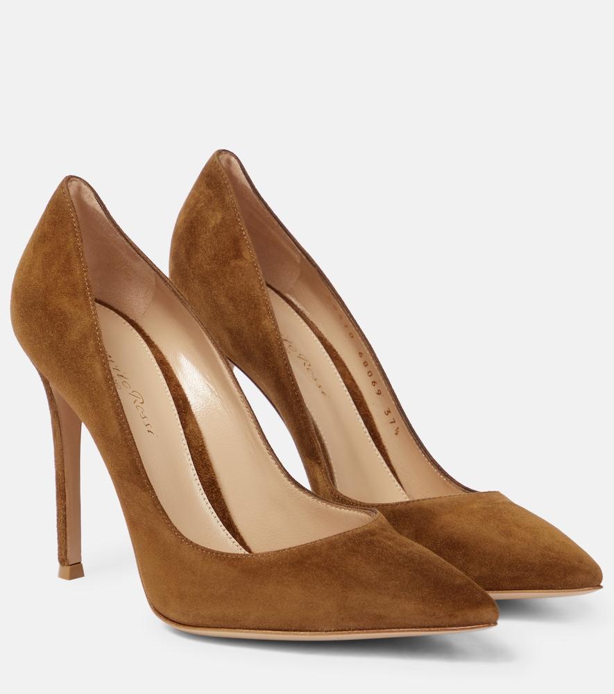 gianvito rossi gianvito 105 suede pumps