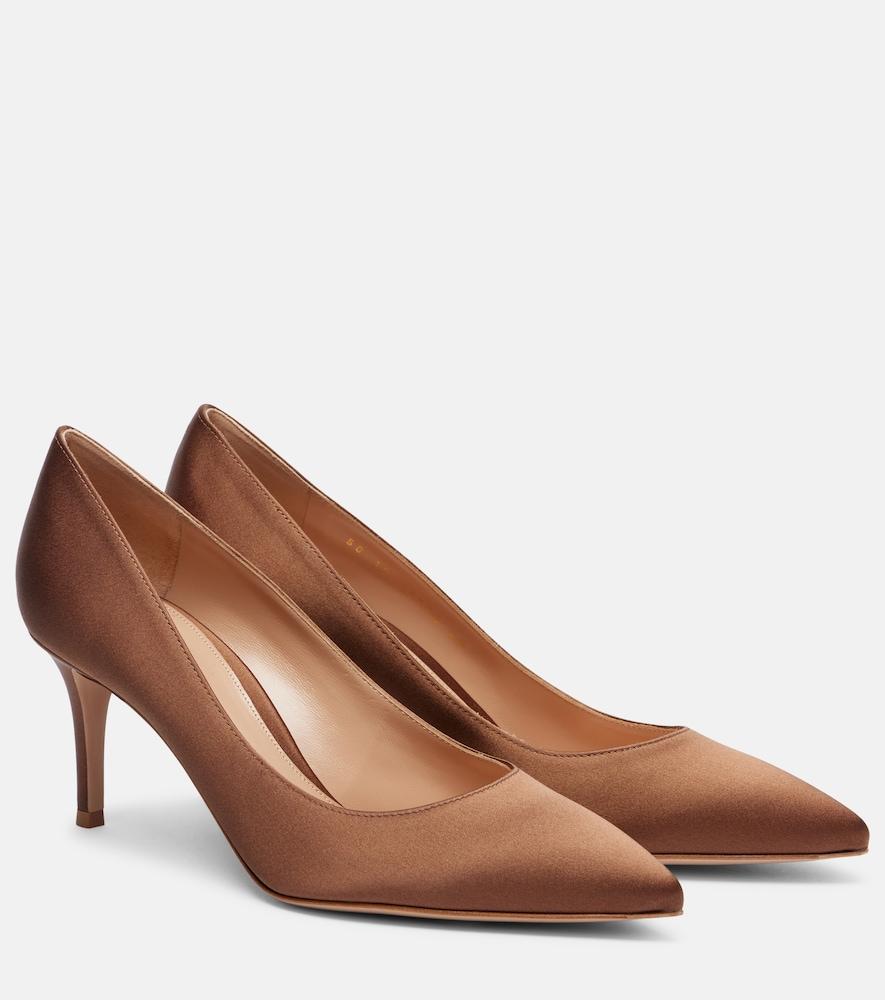 gianvito rossi gianvito 70 crêpe satin pumps