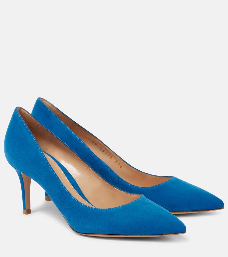 gianvito rossi gianvito 70 suede pumps