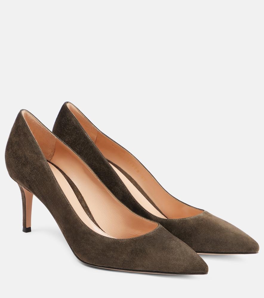 gianvito rossi gianvito 70 suede pumps