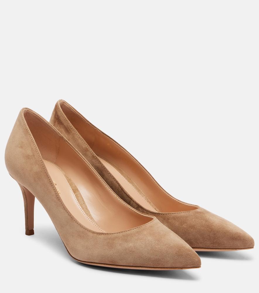 gianvito rossi gianvito 70 suede pumps