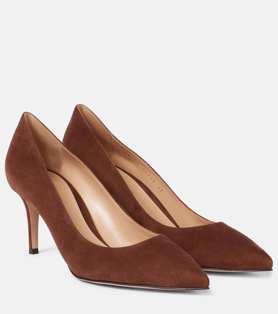 gianvito rossi gianvito 70 suede pumps