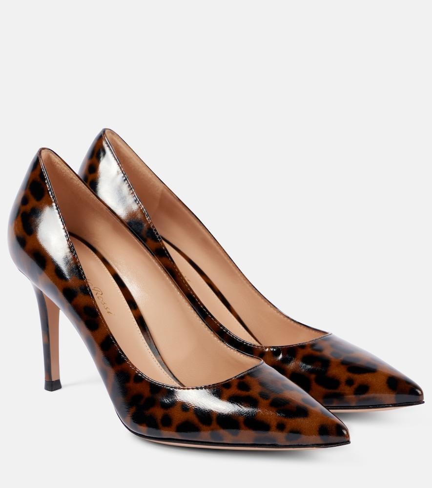gianvito rossi gianvito 85 leather pumps