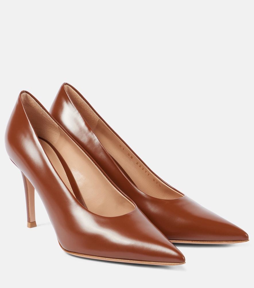 gianvito rossi gianvito 85 leather pumps
