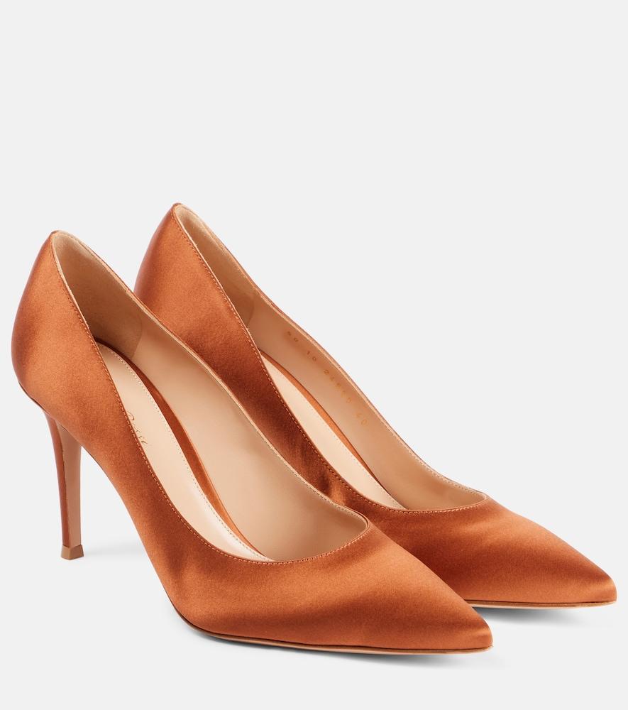 gianvito rossi gianvito 85 satin pumps