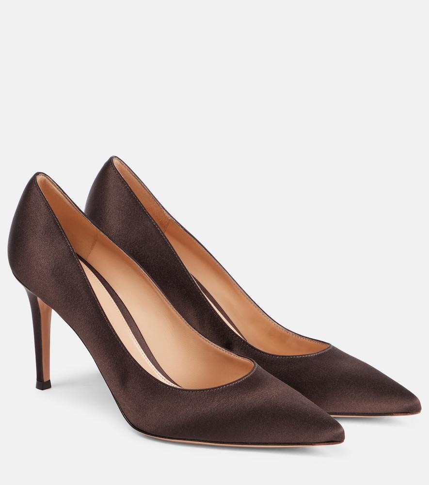 gianvito rossi gianvito 85 satin pumps