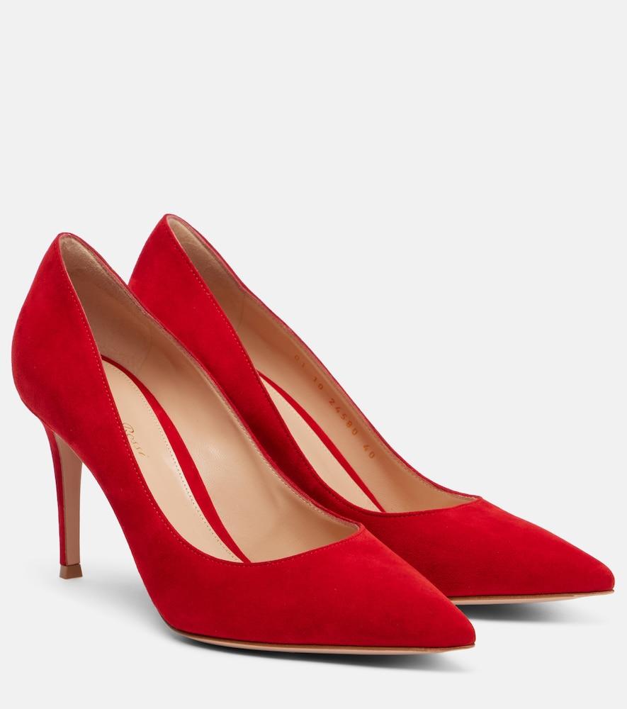 gianvito rossi gianvito 85 suede pumps