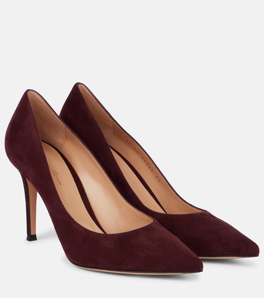 gianvito rossi gianvito 85 suede pumps