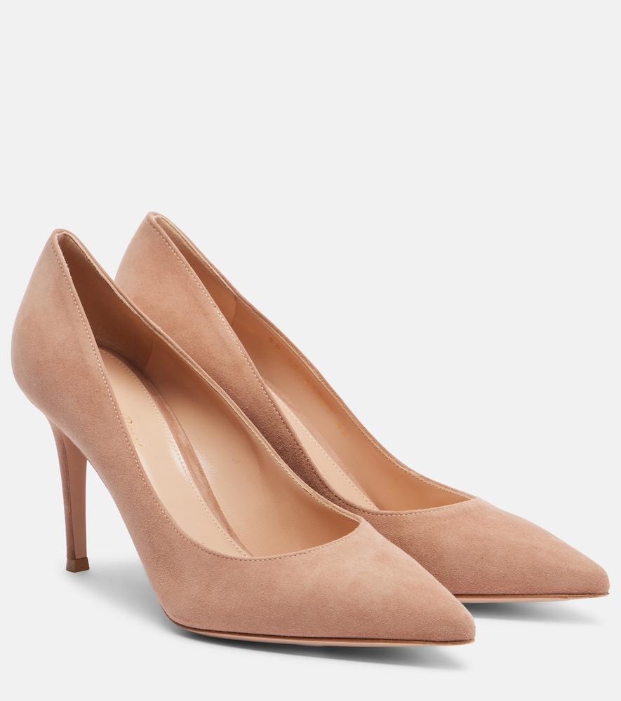 gianvito rossi gianvito 85 suede pumps