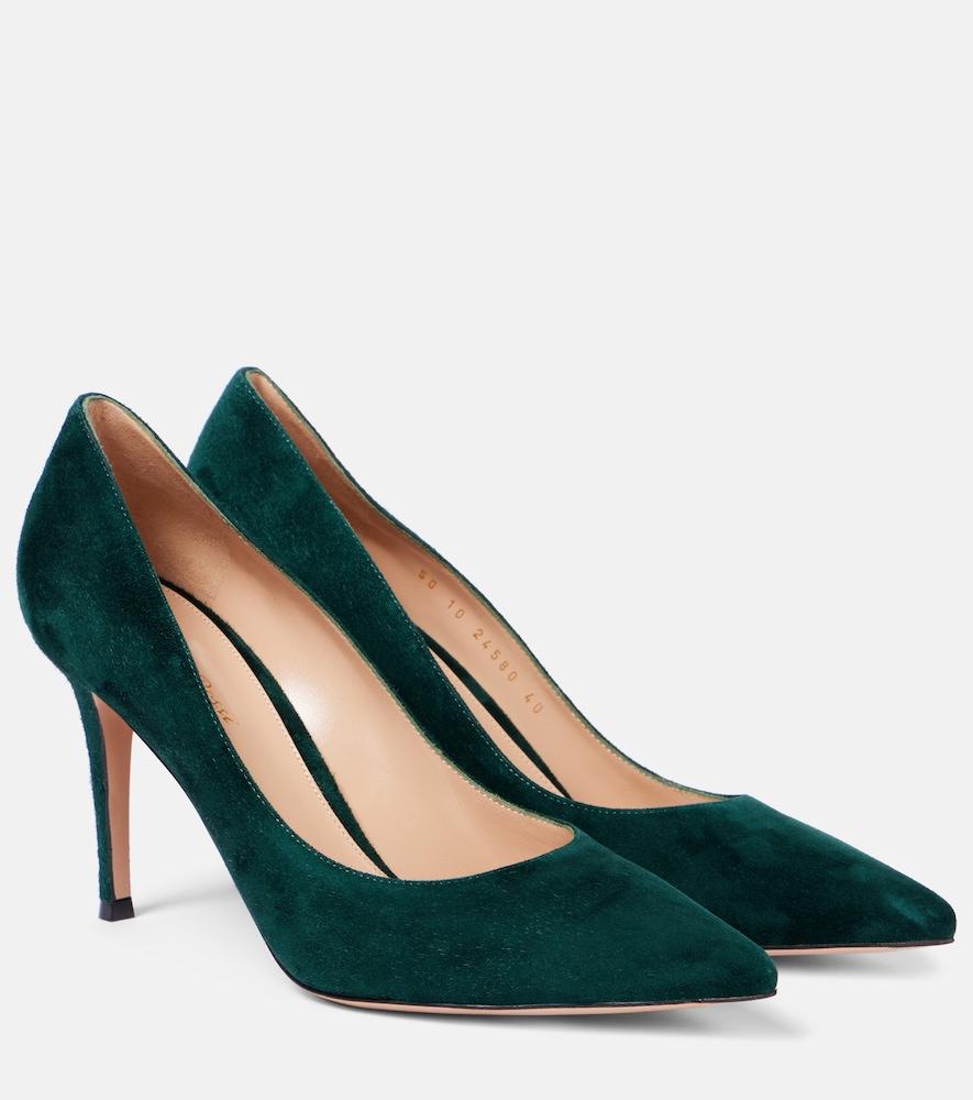 gianvito rossi gianvito 85 suede pumps