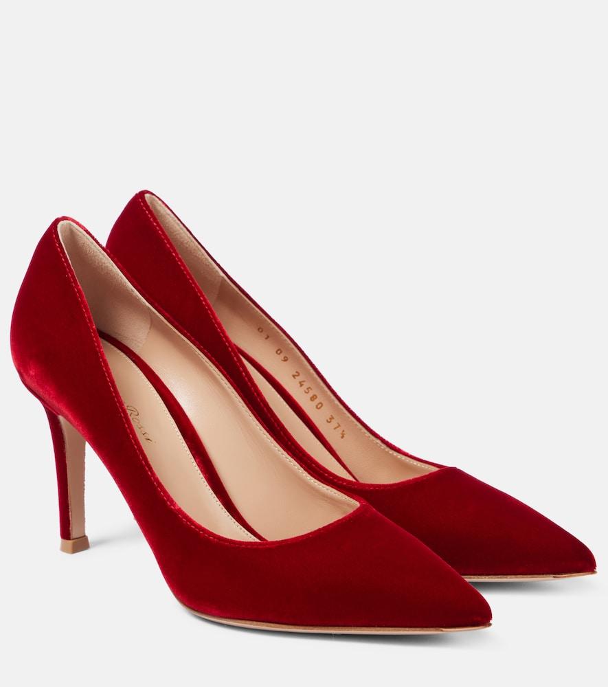 gianvito rossi gianvito 85 velvet pumps