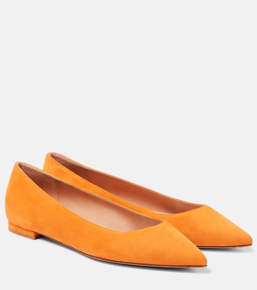 gianvito rossi gianvito suede ballet flats
