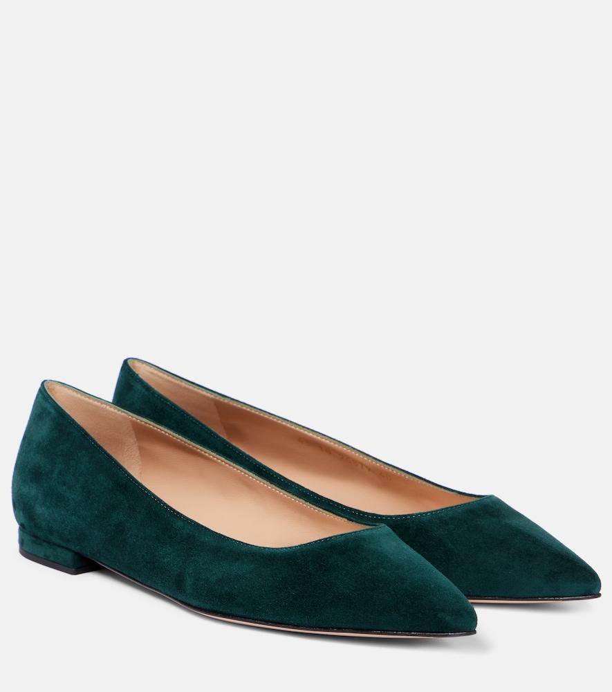 gianvito rossi gianvito suede ballet flats