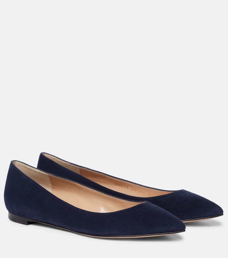 gianvito rossi gianvito suede ballet flats