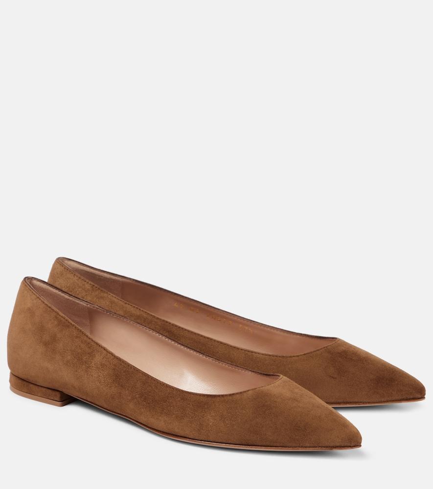 gianvito rossi gianvito suede ballet flats